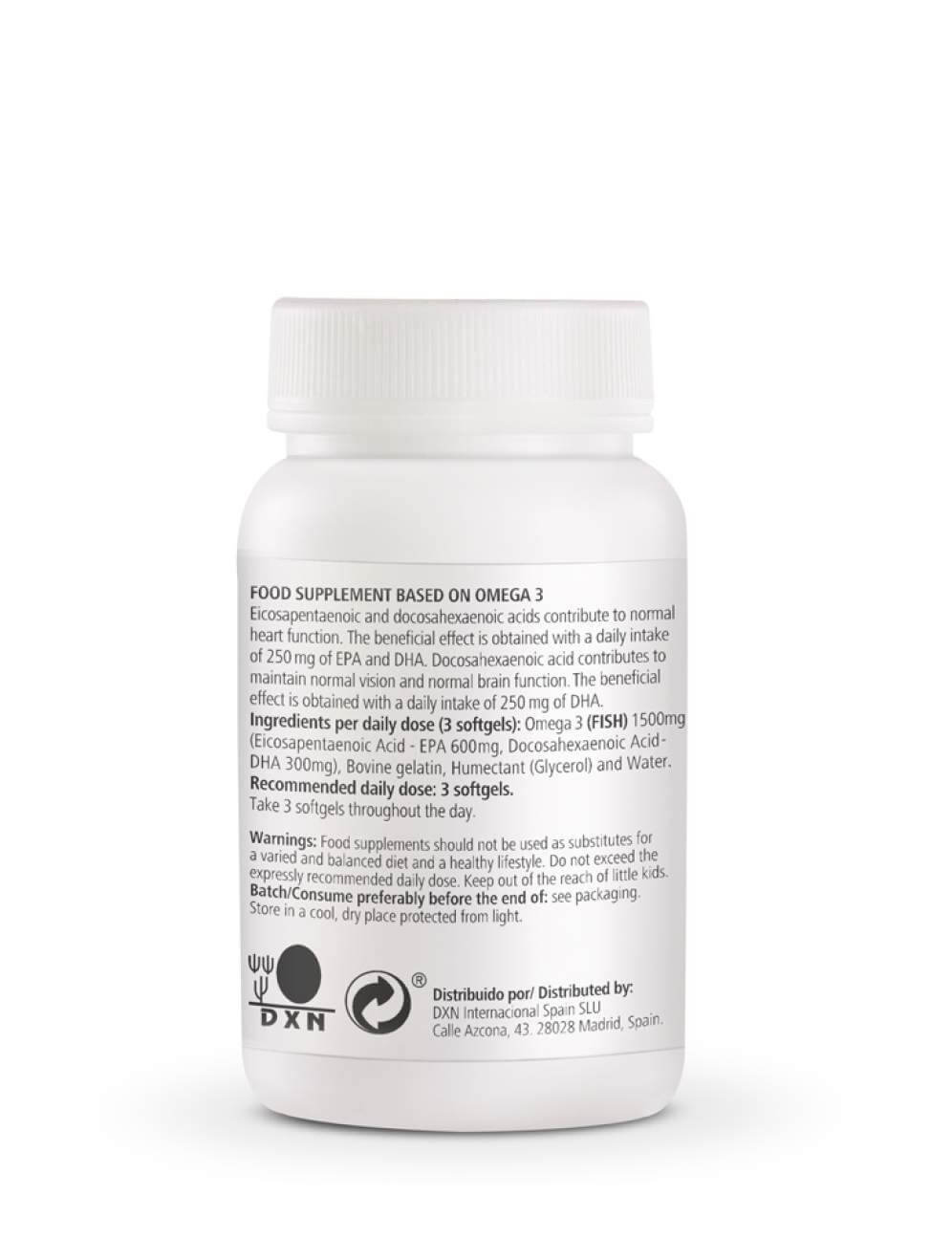 DXN Omega 3 – 90 cápsulas blandas - Imagen 2