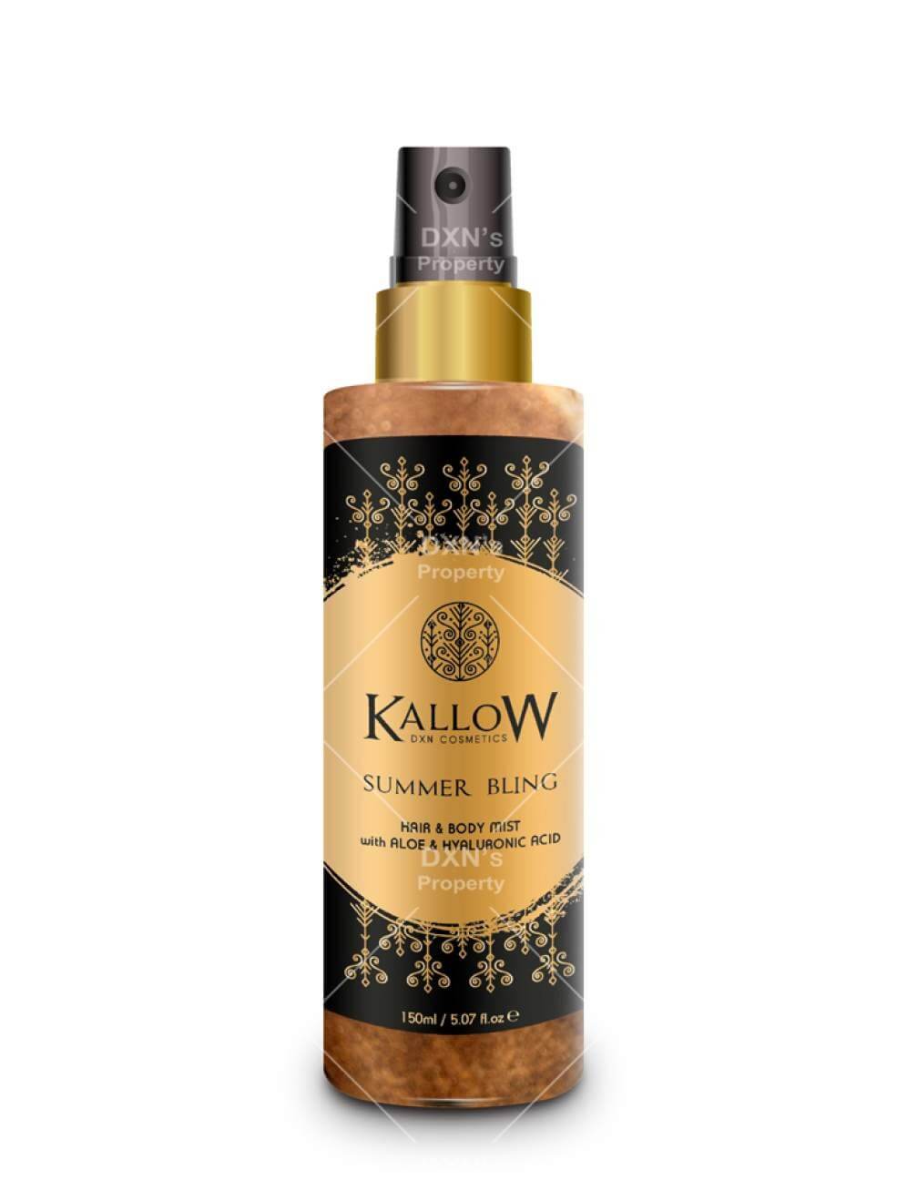 Kallow Summer Bling – Bruma para pelo y cuerpo con aloe y ácido hialurónico 150ml (PVP)